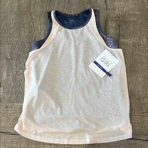 NEW w/tags Athleta Girl Team Up Tank purple and pink